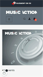 Mobile Screenshot of music-action.com