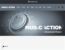 Tablet Screenshot of music-action.com